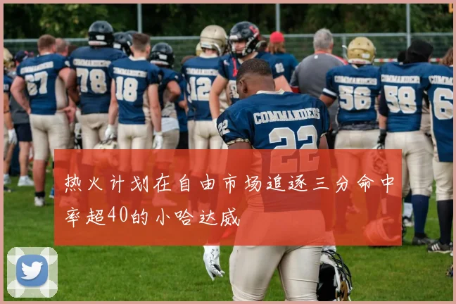热火计划在自由市场追逐三分命中率超40的小哈达威